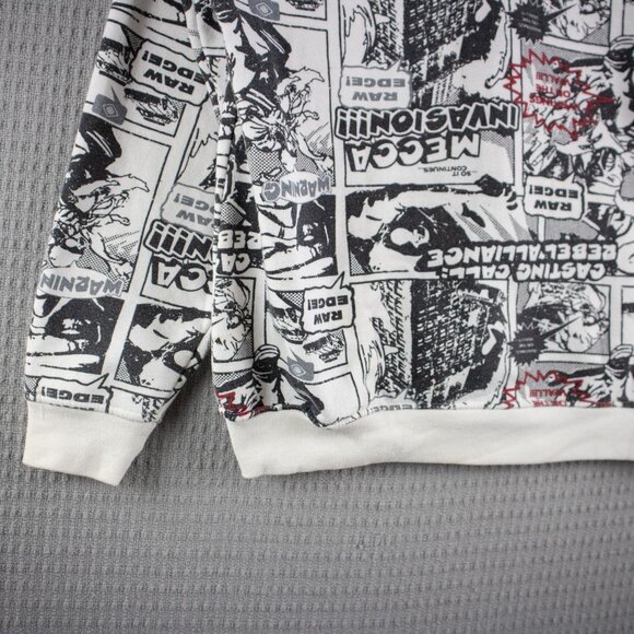 Mecca Jeans Comic Book AOP Zip Up Hoodie Mesn Medium - Picture 7 of 8